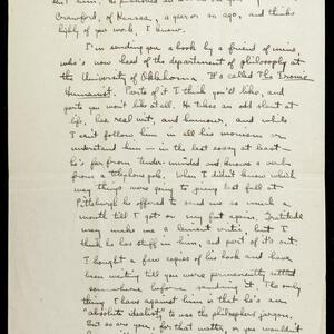 a page of handwritten text