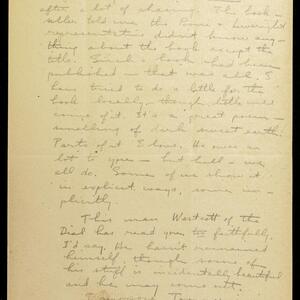 a page of handwritten text