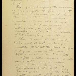 a page of handwritten text