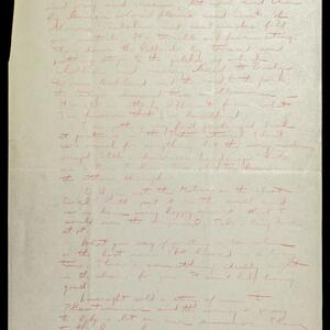 a page of handwritten text