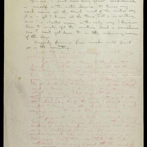 a page of handwritten text