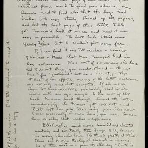 a page of handwritten text