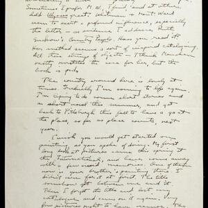 a page of handwritten text