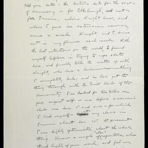 a page of handwritten text