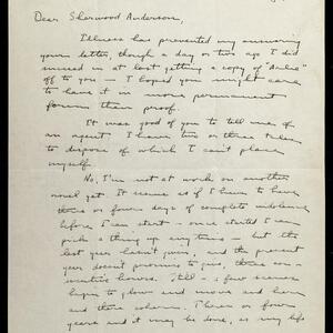 a page of handwritten text