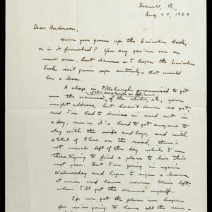 a page of handwritten text