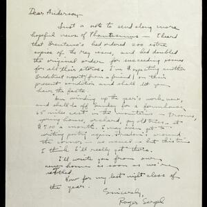 a page of handwritten text