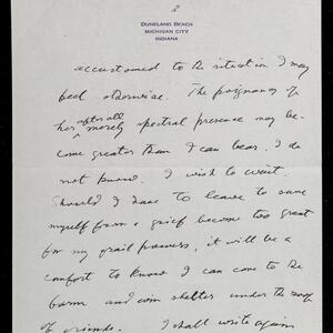 a page of handwritten text