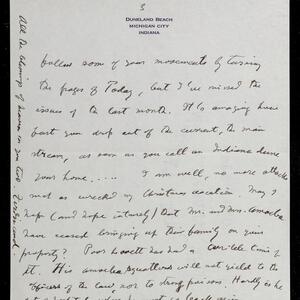 a page of handwritten text