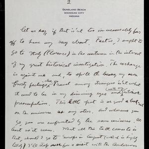a page of handwritten text