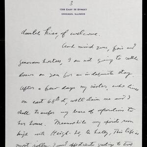 a page of handwritten text