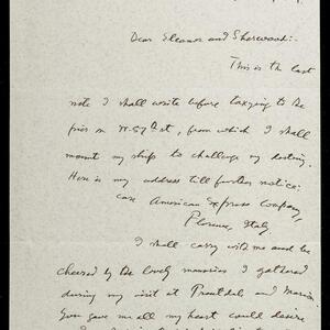 a page of handwritten text