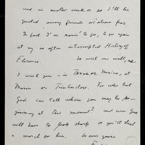 a page of handwritten text