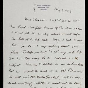 a page of handwritten text