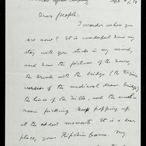 a page of handwritten text