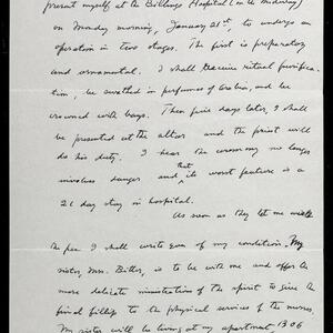 a page of handwritten text