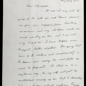 a page of handwritten text
