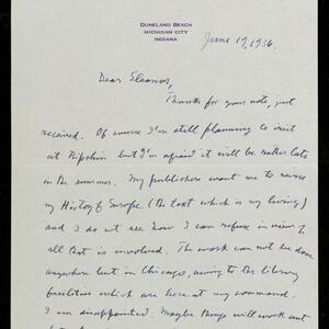 a page of handwritten text