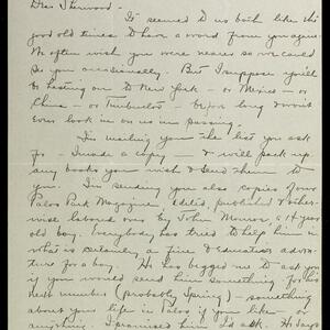 a page of handwritten text