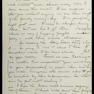 a page of handwritten text