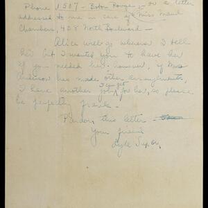 a page of handwritten text