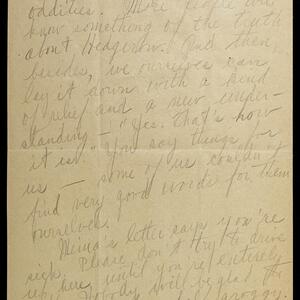 a page of handwritten text