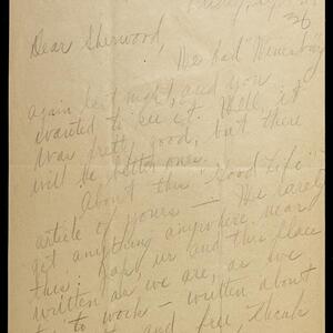 a page of handwritten text