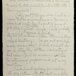 a page of handwritten text