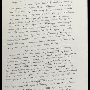 a page of handwritten text