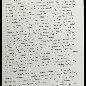 a page of handwritten text