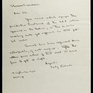 a page of handwritten text