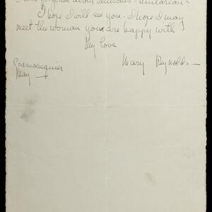 a page of handwritten text
