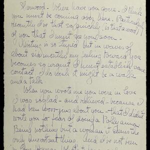 a page of handwritten text