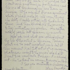 a page of handwritten text