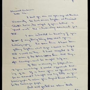 a page of handwritten text