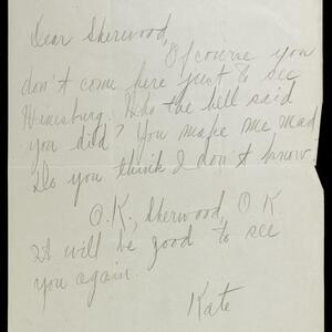 a page of handwritten text