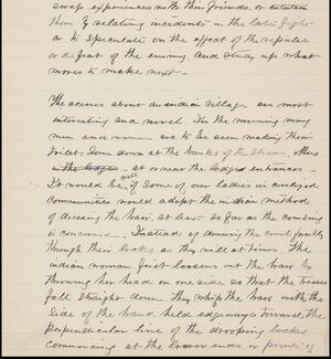 a page of handwritten text