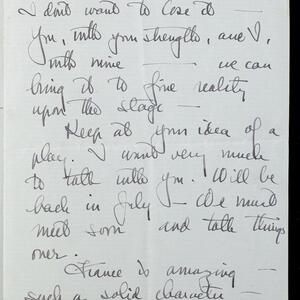 a page of handwritten text