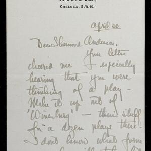 a page of handwritten text