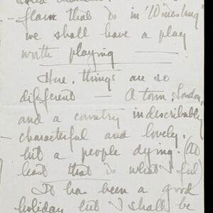 a page of handwritten text
