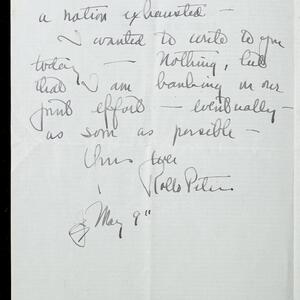 a page of handwritten text