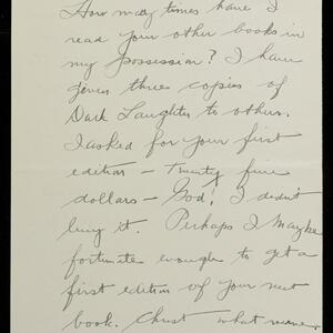 a page of handwritten text