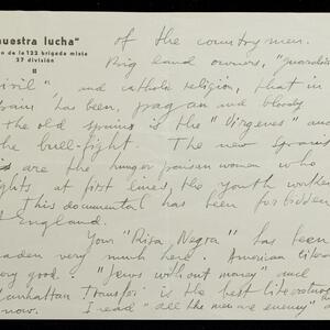 a page of handwritten text