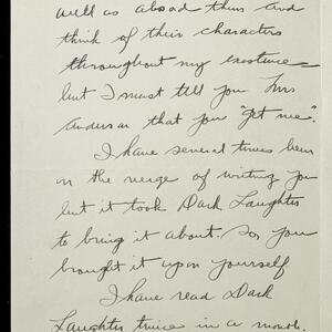 a page of handwritten text