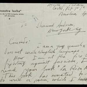 a page of handwritten text