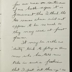 a page of handwritten text