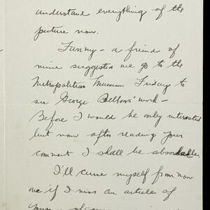 a page of handwritten text