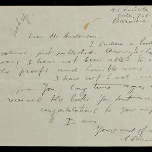 a page of handwritten text