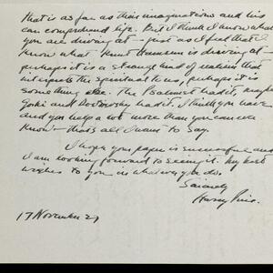 a page of handwritten text