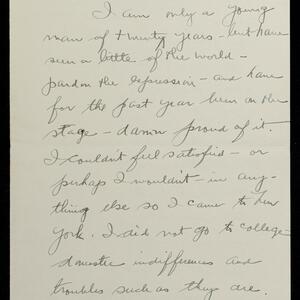 a page of handwritten text